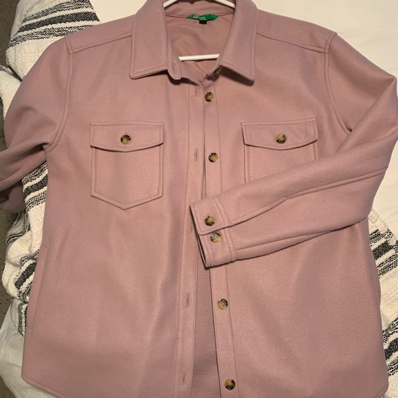 dip Jackets & Blazers - Mauve Shacket.